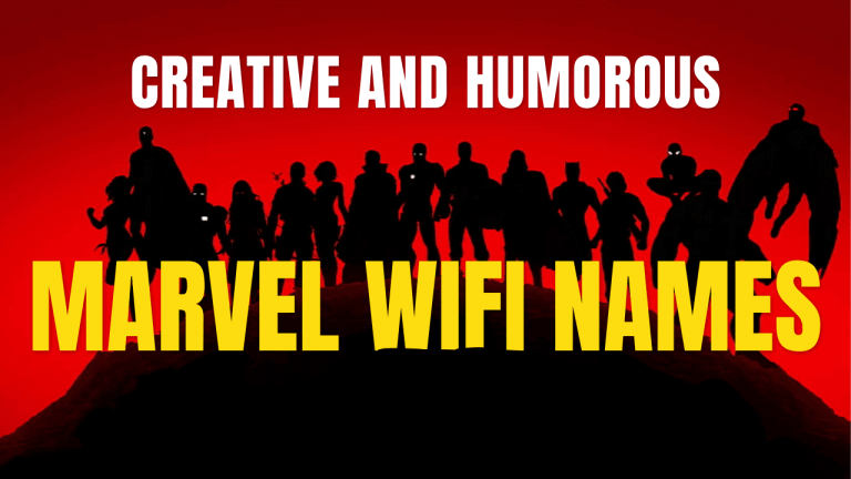 100+ Funny and Cool Marvel WiFi Names for Superfans ⚒️